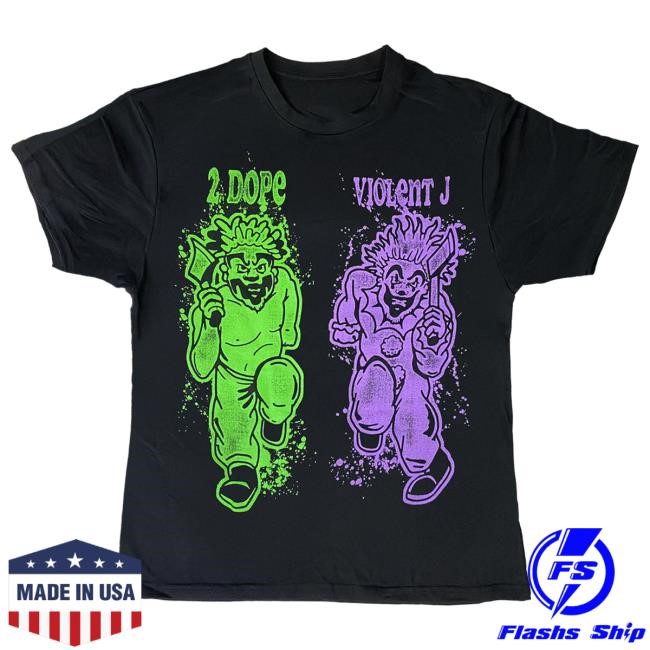 Official Icp Merch Clothing Store Insane Clown Posse "Running With Axes" Top Shirt