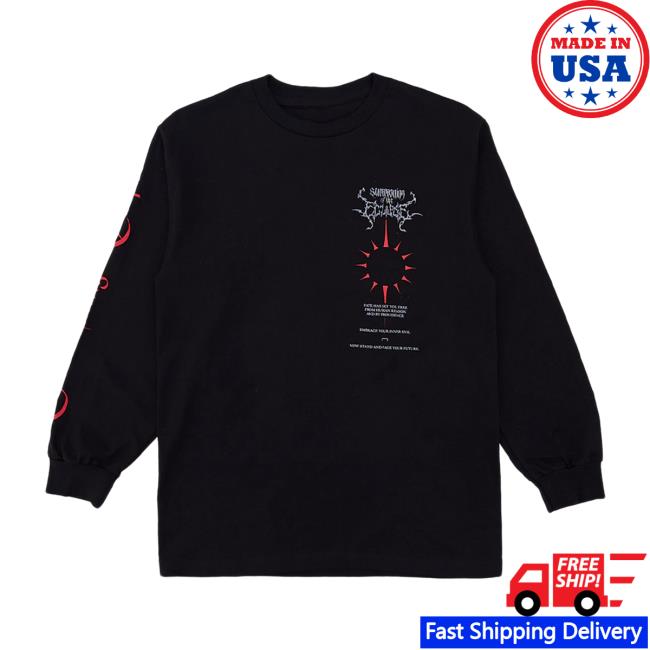 Official Svdden Death Merch Eclipse Long Sleeve T Shirt Svddendeath