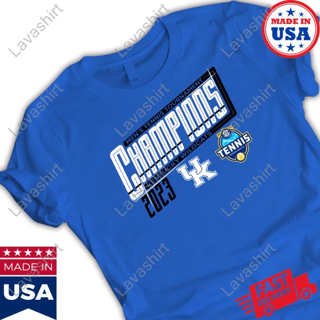 Kentucky Wildcats 2023 SEC Men's Tennis Tournament Champions T Shirt