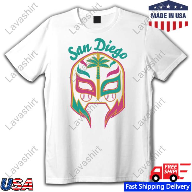 Official Breakingt Merch San Diego Lucha Mask Shirt