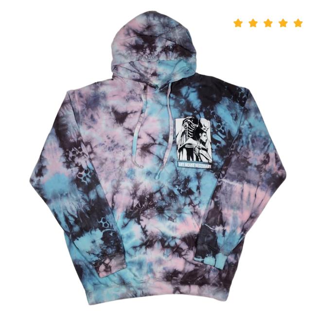 Any Means Necessary Clothing Thought Of You Hoodies Pacific Tie Dye