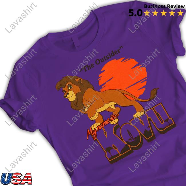 Official The Outsider My Name Is Kovu T Shirt The Outsider My Name Is Kovu T Shirt