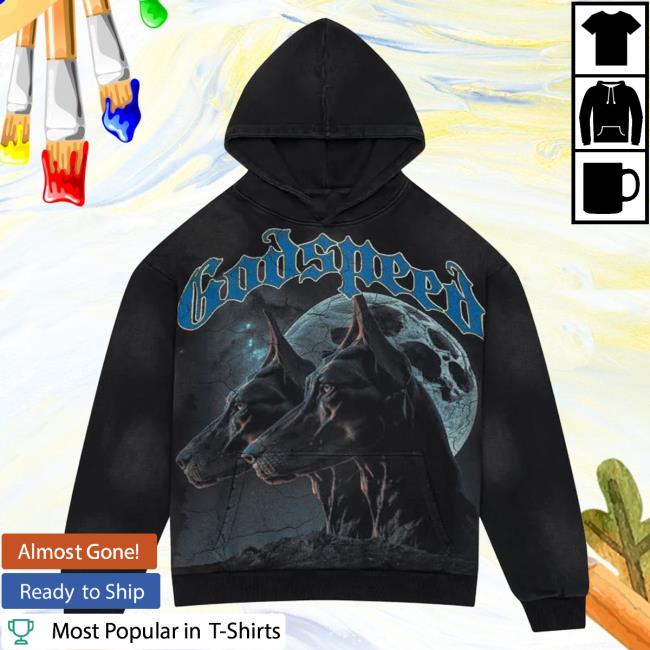 Official Godspeed Nyc Clothing Merch F.T.D Crewneck (Black Wash)