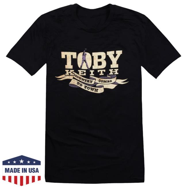 Official Toby Keith Merch Store Country Comes To Town Long Sleeve Tee