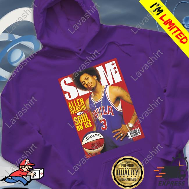Official Slam Cover Allen Iverson Crewneck Sweatshirt