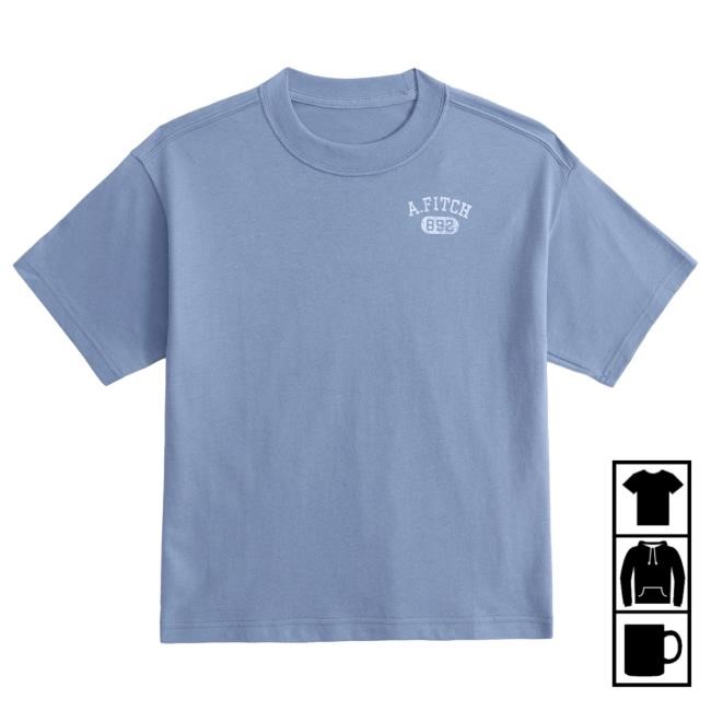 Essential Sky Logo Tee Premium Abercrombie And Fitch Look