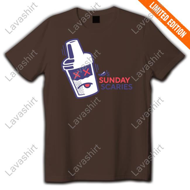 Chilis Sunday Scaries T-Shirt Chili's Grill & Bar Chilis Sunday Scaries Long Sleeve T Shirt