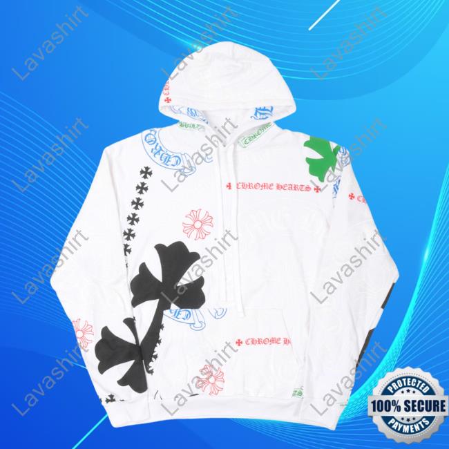 Official Justin Reed Chrome Hearts Stencil Logo Sweatshirts White Justinreed