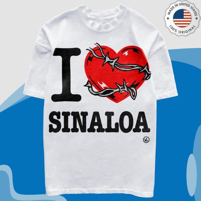 Warren Lotas I Love Sinaloa New T-Shirt Warren Lotas Shop