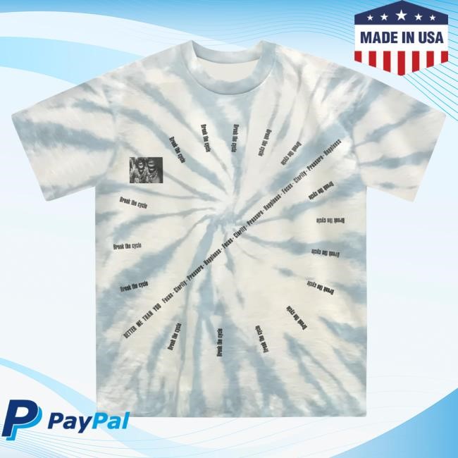 Big Sean Official Merch Store Gearsbreak The Cycle Tie Dye Retro Shirt Big Sean Clothing Shop Bigseanshop