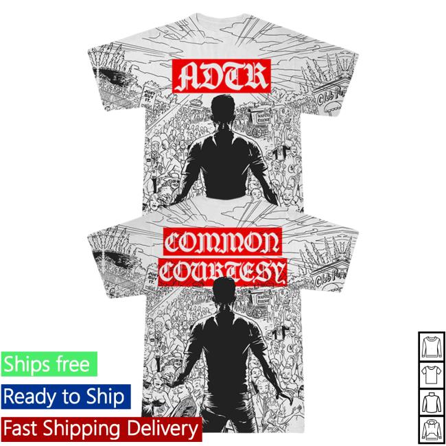 Adtr A Day To Remember Merch Common Courtesy Allover Print Hoodie
