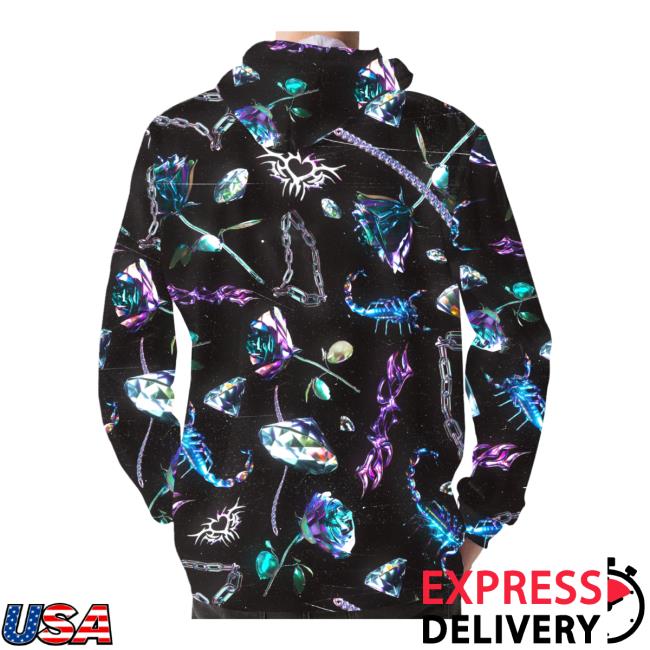 Official Vapor95 Clothing Store Chrome Sting Tee Shirt 3D All Over Print Official Vapor95 Clothing Store Chrome Sting Hoodie 3D All Over Print