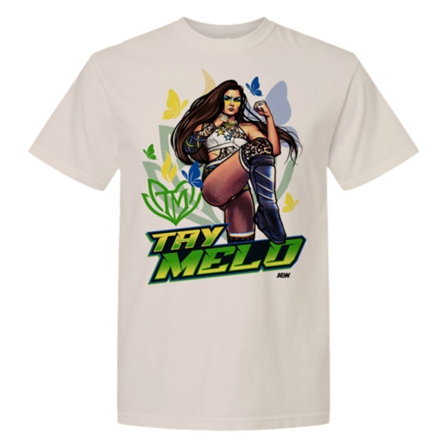 Official Tay Melo - Graphic Series Shirt - Shop Aew