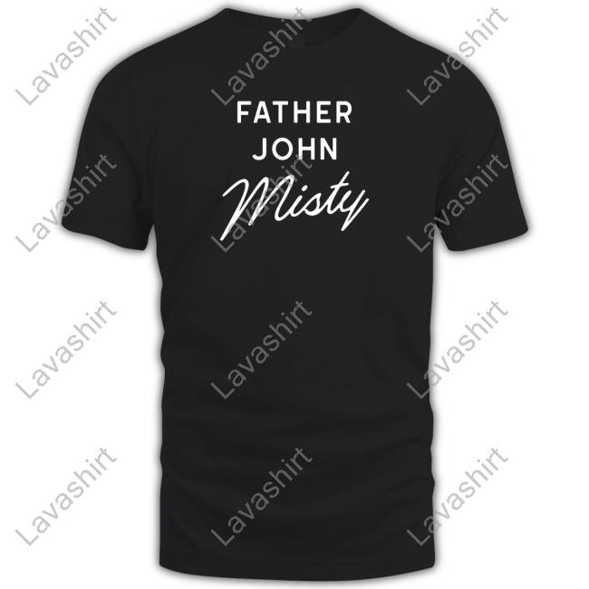 Official Father John Misty Merch Father John Misty Script Tee Shirt Fatherjohnmisty