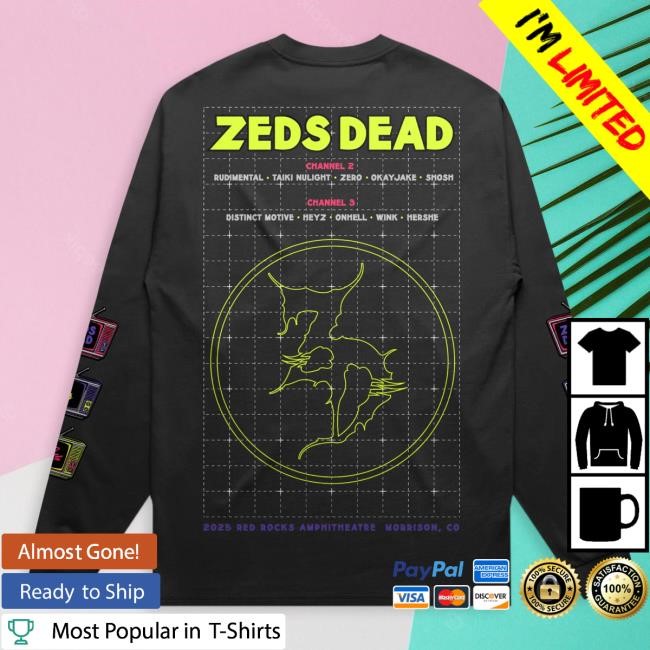 Zeds Dead Deadrocks XI - Long Sleeve Tee Zeds Dead Official Merch Store