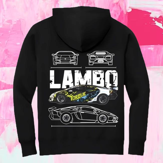 Official Project Torque Clothing Store Lamborghini Outline Sweatshirts
