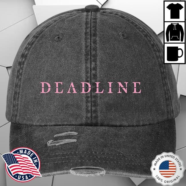 Deadline Tour Merch BLACKPINK Washed Distressed Cap | Blackpink Official Merch Store