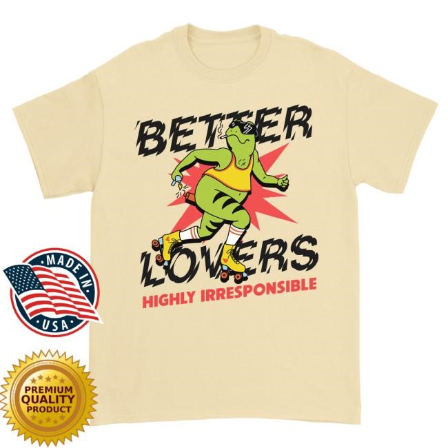 Official Better Lovers Merch Better Lovers - Yellow Roller Skating From Tshirt