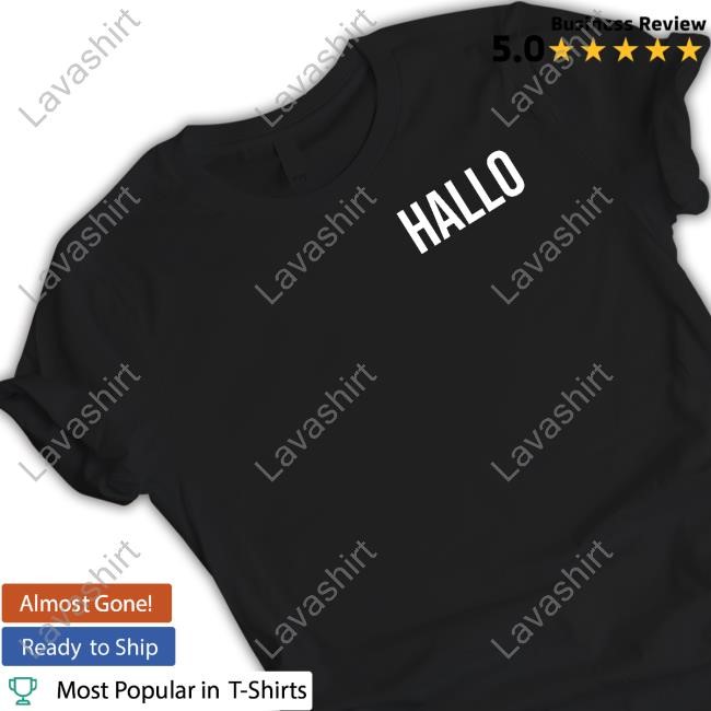 Hallo Short Sleeve Tee Adele In Munich