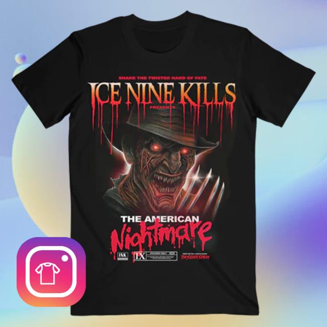 Official Ink Merch Store Ice Nine Kills The American Nightmare Popover Shirt IceNineKills