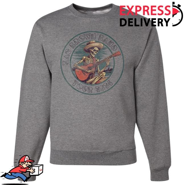 Skeleton Guitar Crewneck Zac Brown Band