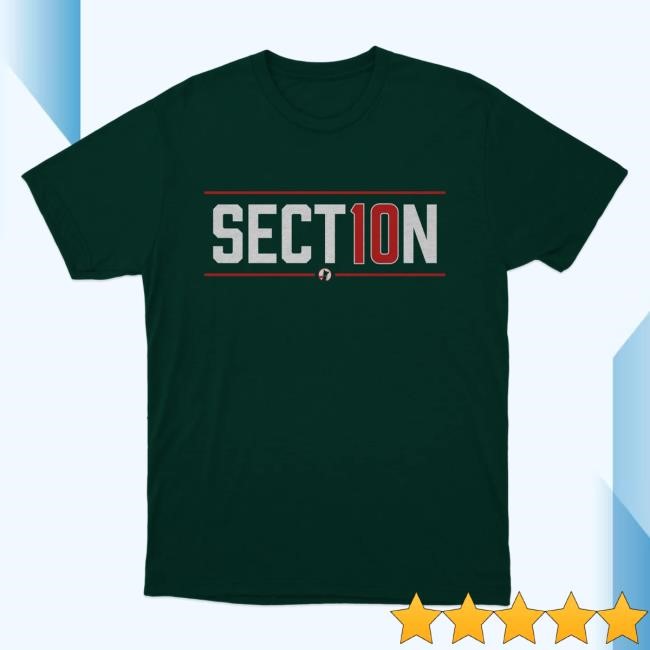 Official Section 10 Merch Wordmark Shirts