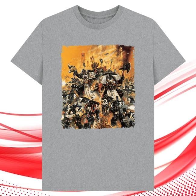 Grimdark - Black Templar Shirt Official Warhammer Merch Store Shop