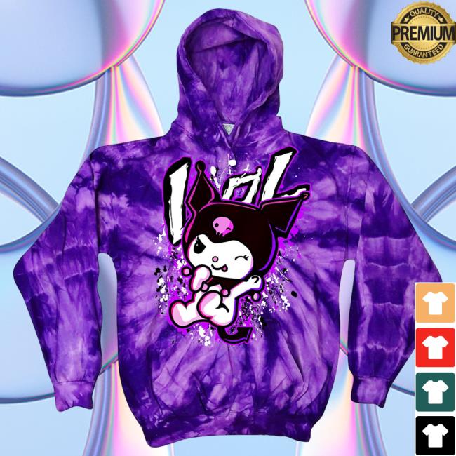 Official Lovers Over Losers Wix Bad Kitty Purple Spiral Dye Hoodie LoversOverLosers
