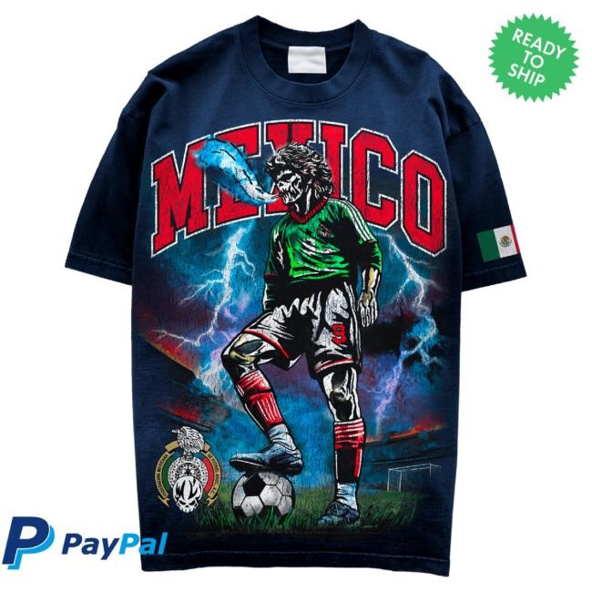 Official Warren Lotas El Mexicano Top Shirt - Navy