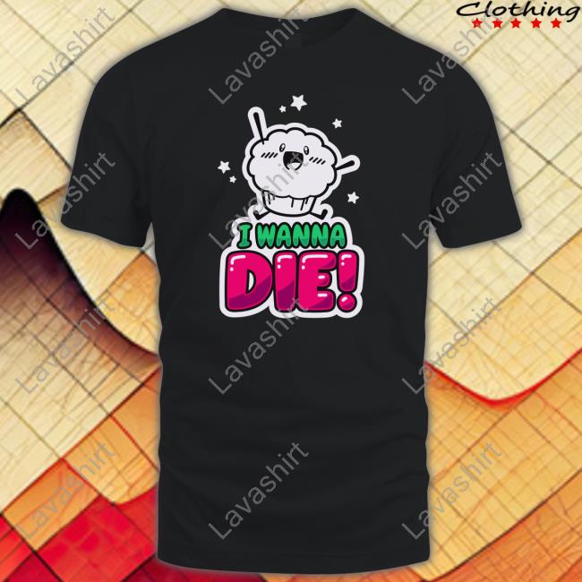 Shark Robot I Wanna Die Tee Shirt