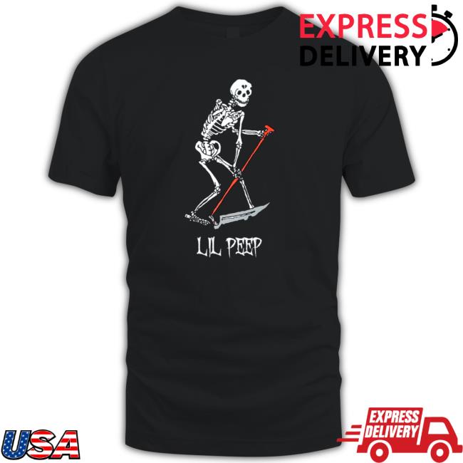 Official Lil Peep Merch Og Skeleton Hoodie