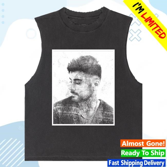 Zayn Official Merch Store | Zayn Portrait Tank Top Classic T Shirt | Inzayn Clothing Shop Apparel