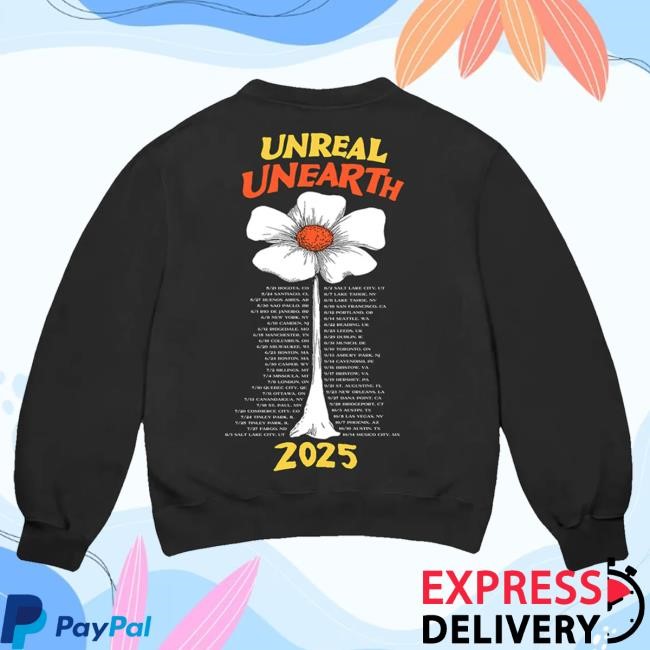 Official Hozier Unreal Unearth 2025 Flower Tour Sweatshirts
