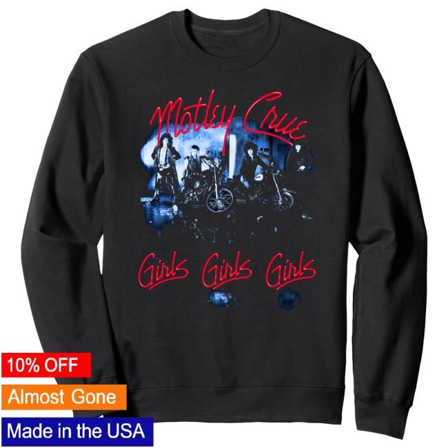 Mötley Crüe - Girls Girls Tracklist Tee Motley Crue Official