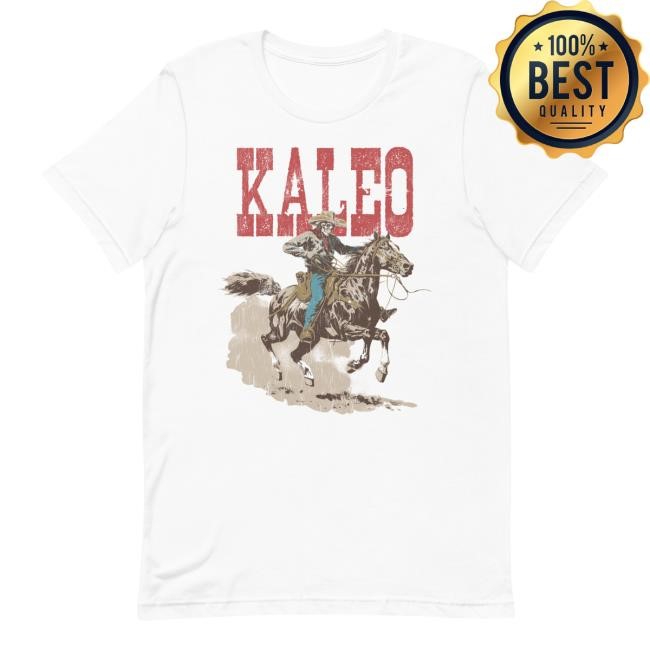 Kaleo Horse Racing Skeleton Shirt New