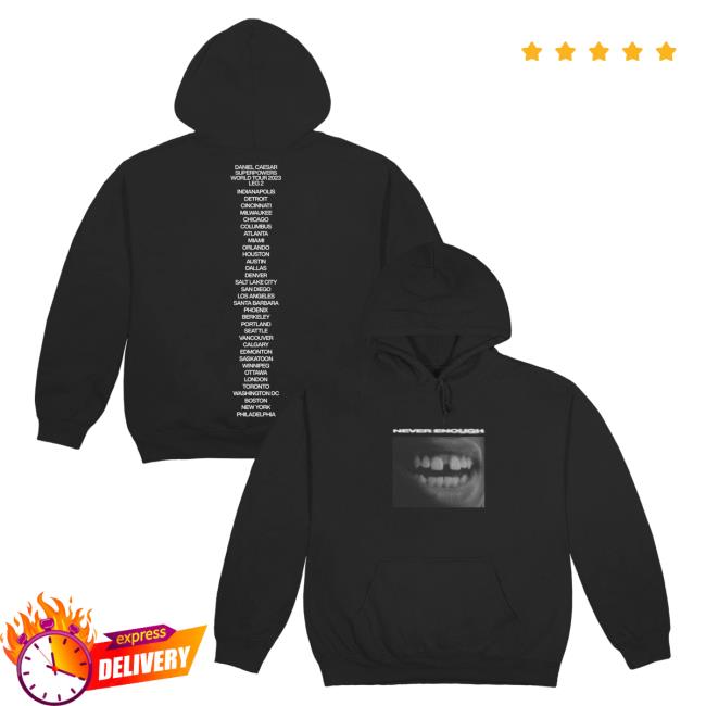 Official Daniel Caesar Merch Shop Superpowers World Tour Long Sleeve Hot Shirt Black DanielCaesar