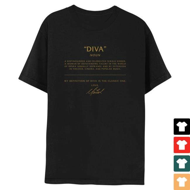 Mariah Carey Diva Black Tshirt