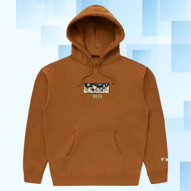 Official Hypland Clothing Merch Store Hypland Yyh Yusuke Eyes Sweaters (Brown)