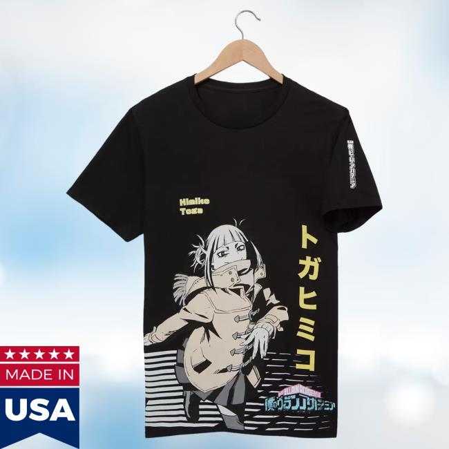 Official Box Lunch Merch Store Box Lunch My Hero Academia Himiko Toga Portrait Shirt 2024 BoxLunch Exclusive Box Lunch Apparel Clothing Shop