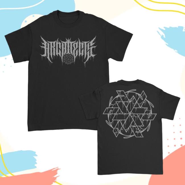 Official Kings Road Merch Store Architects Merch Store Shop Architects Dripping Symbol T-Shirt (Black) KingsRoadMerch