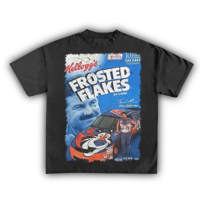 Official Heavyweight Legends Frosted Flakes Tony Labonte Nascar Vintage Tees