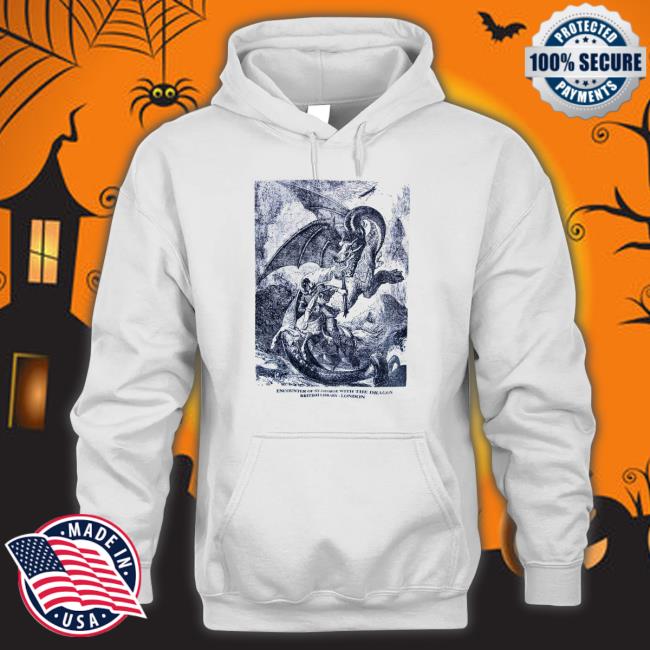 Yellow Rat Bastard Knight And Dragon Graphic Long Sleeve Tee