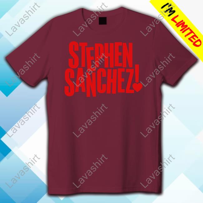 Stephen Sanchez Merch Stephen Sanchez Logo T Shirts