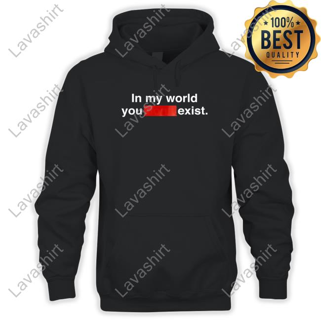 Official Dominicfike Merch Words Mean Things Tee Shirt In My World You Don't Exist