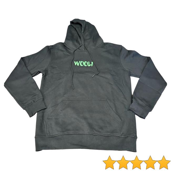 Official Wooli Merch Woolidrop Wooli Black & Green Tusk Longsleeve Wooli Music
