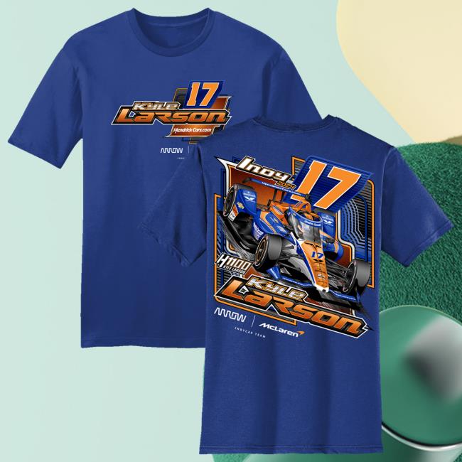 Kyle Larson Official Online Store Merch Kl17 Hendrickcars.Com Car Design- Adult Hoody