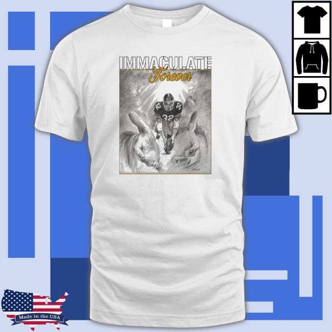 Immaculate Forever Franco Harris Pittsburgh Steelers T-Shirt Immaculate Forever Franco Harris Pittsburgh Steelers Shirt