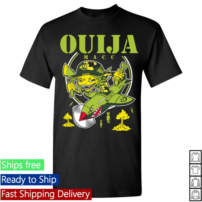 Official Chapter 17 Records Ouija Macc Merch Store Chapter 17 - Ouija Flying Soldier - Black Attractive Shirt Ouijamacc Apparel Clothing Shop