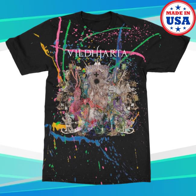 Official Indie Merch Store Vildhjarta + Kristallfågel + Dye Attractive Shirt Indiemerchstore Shop