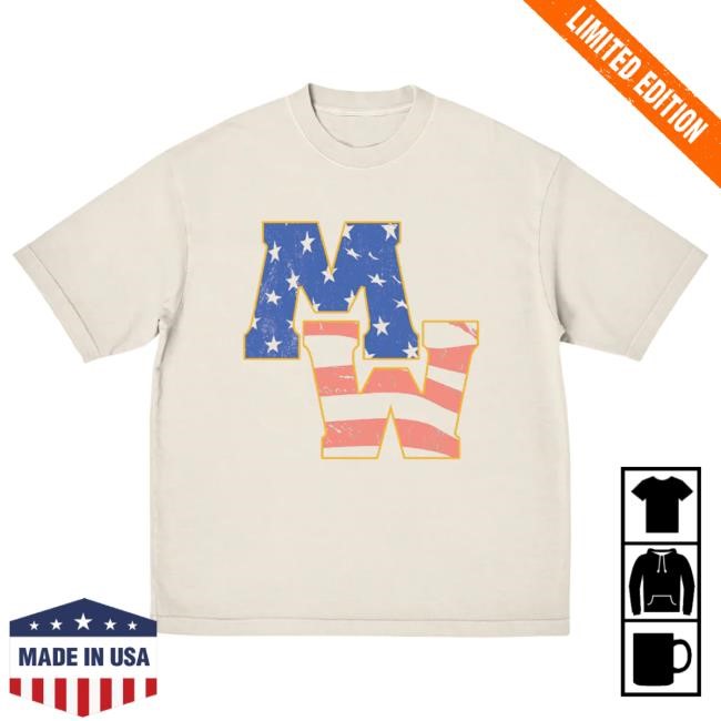 Morgan Wallen Mw Stars And Stripes T Shirt Morgan Wallen Merch Tour 2025 Official